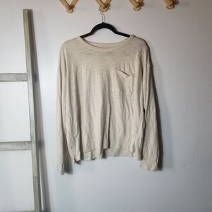 SONOMA WOMEN'S LONG SLEEVE POCKET TEE SIZE LARGE